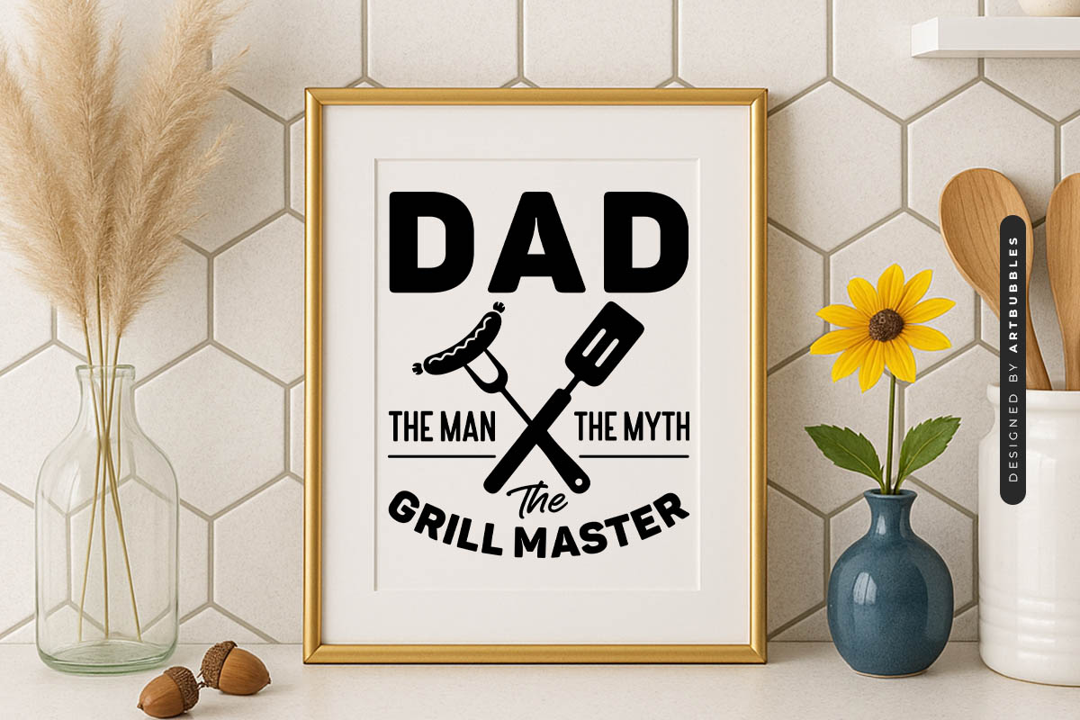 Dad the Man the Myth the Grill Master SVG Sign Mockup Image.jpg