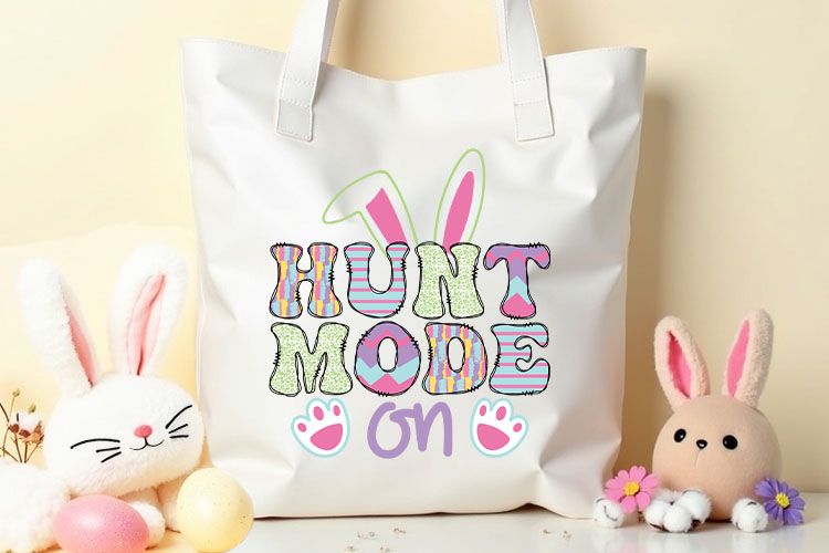 Hunt Mode On - Easter Sublimation Print tote Mockup Image.jpg