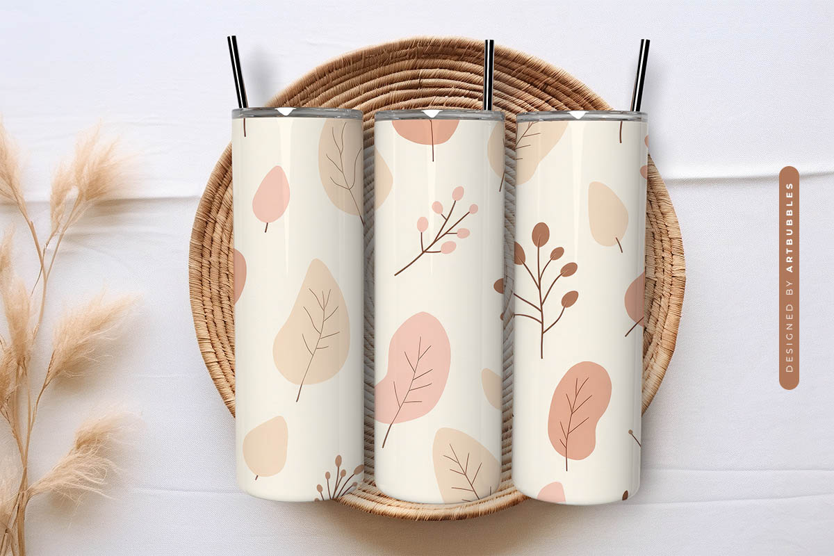 20oz Boho Skinny Tumbler Sublimation Transfer