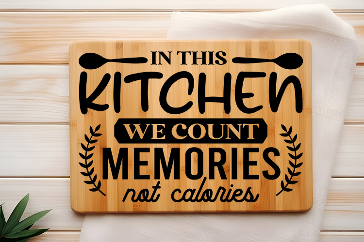 In this Kitchen We Count Memories Cutting Board SVG Image 2.jpg
