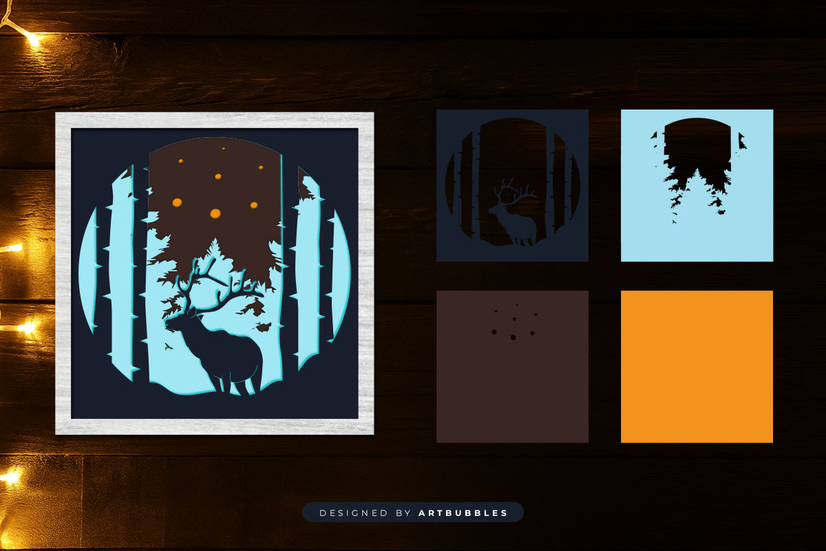 3D Christmas Shadow Box SVG Cricut Image 2.jpg