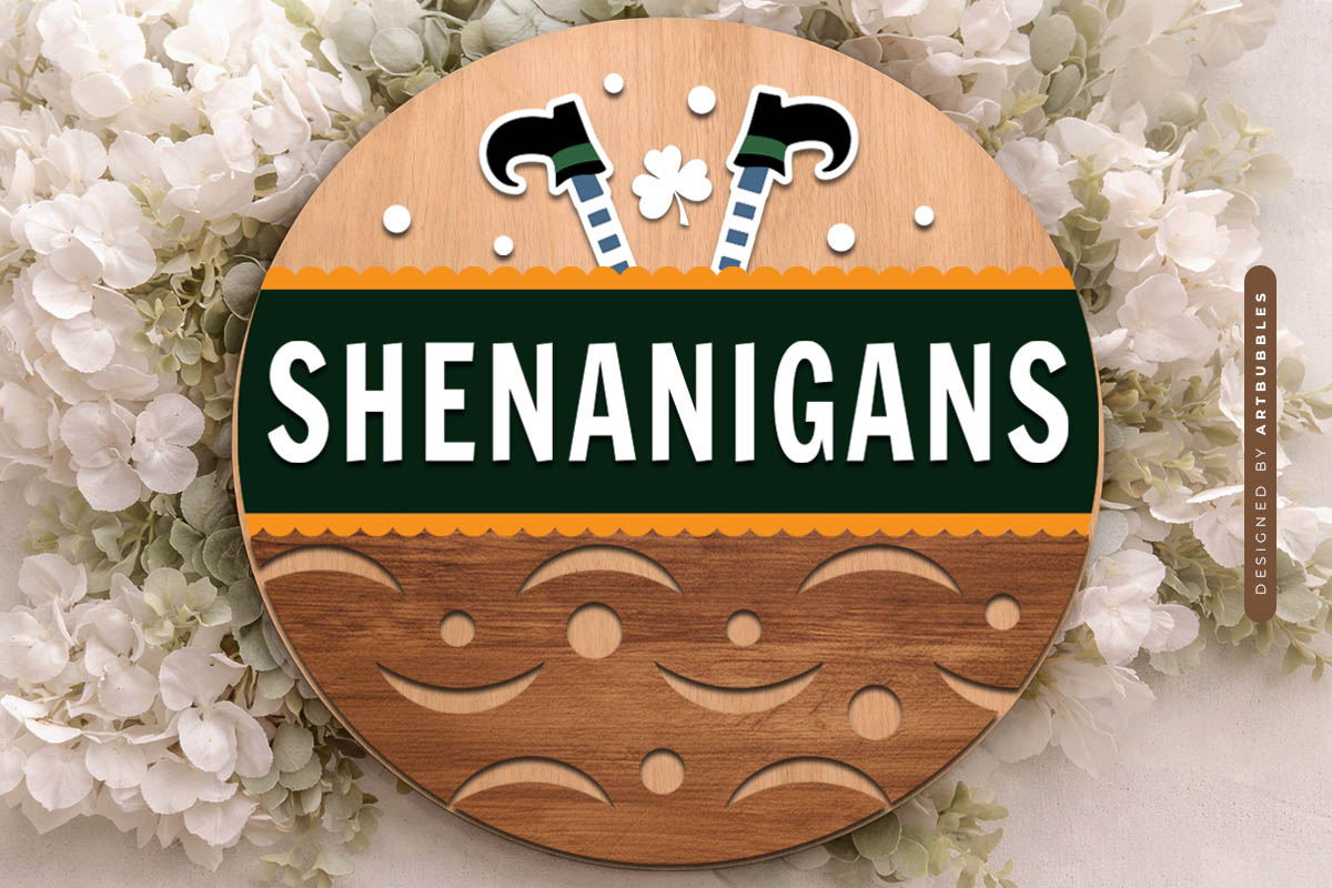 St Patrick's Day Door Hanger Sign SVG Image 3.jpg