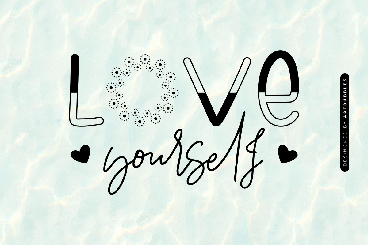 Love Yourself - Cricut Dandelion SVG File Image.jpg
