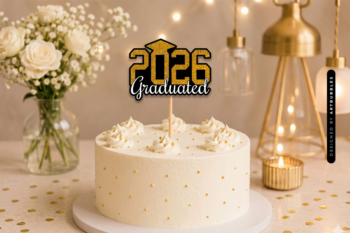 2026 Graduated Cake Topper SVG Design Image.jpg