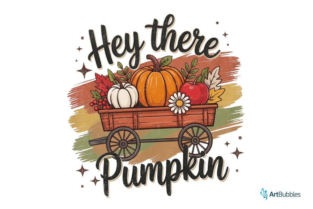 Hey There Pumpkin - Striped Fall PNG Sublimation Image.jpg