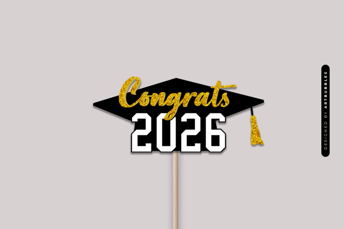 Congrats 2026 Graduation Cake Topper SVG Image 2.jpg