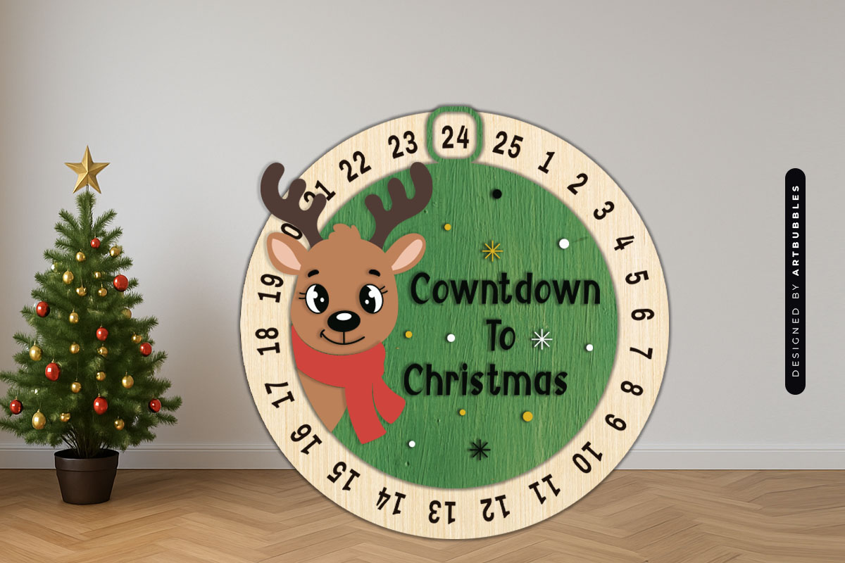 Reindeer Countdown to Christmas SVG image.jpg