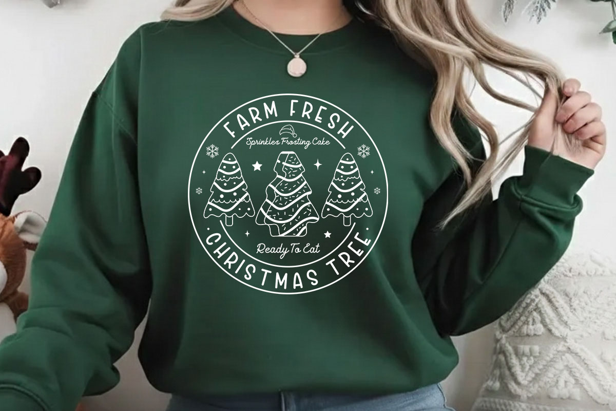 Farm Fresh Christmas Tree SVG Design Sweatshirt Mockup image.jpg