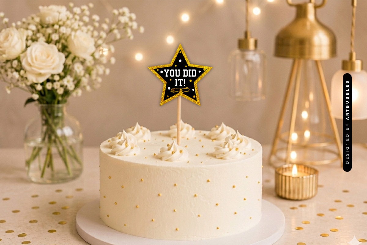 You Did It Graduation Cake Topper SVG File