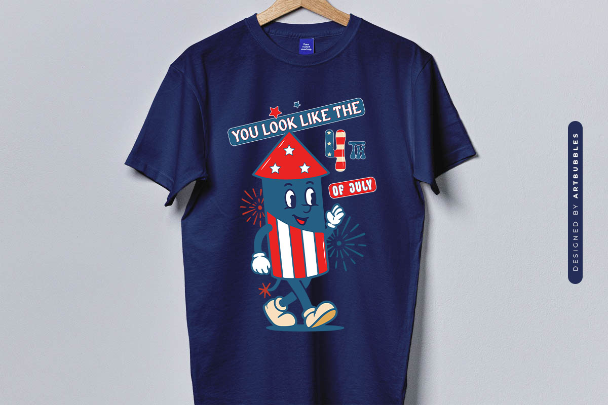 You Look Life the 4th of July Sublimation Tshirt Mockup Image.jpg