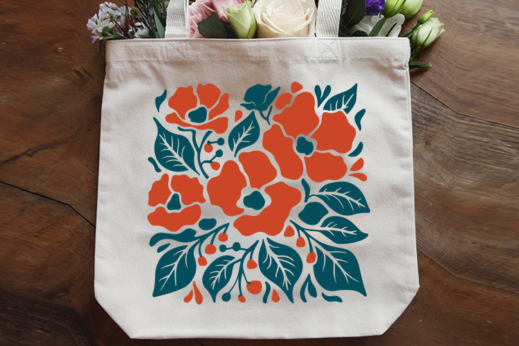 Hand-Drawn Abstract Flower SVG, PNG Tote Bag Mockup Image.jpg