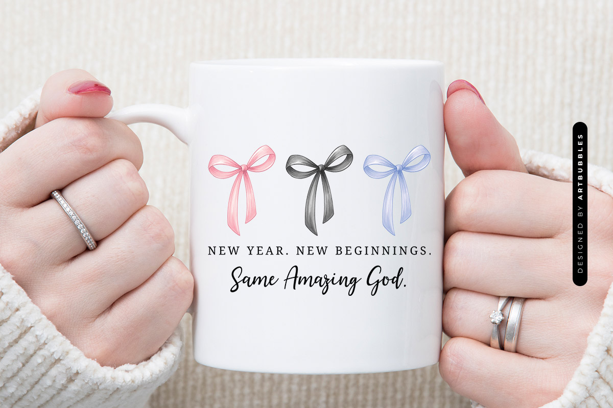 New Year New Beginnings Same Amazing God PNG Sublimation Mug mockup image.jpg