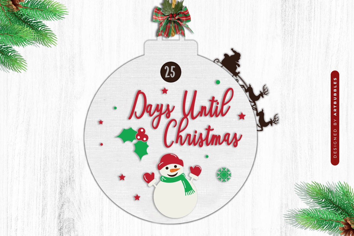 Cute Snowman Days Until Christmas Countdown SVG Image 2.jpg