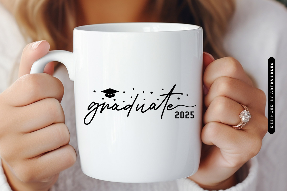 Graduate 2025 SVG, DXF, PNG, EPS File Mug Mockup Image.jpg