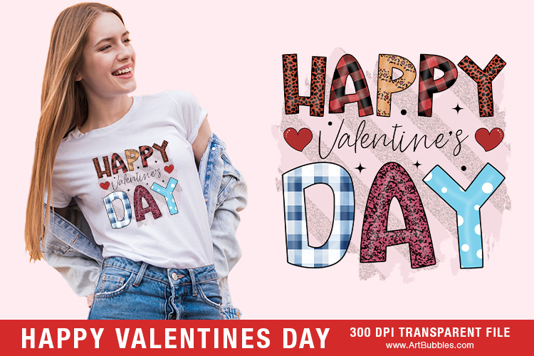 Happy Valentines Day, Valentine Sublimation
