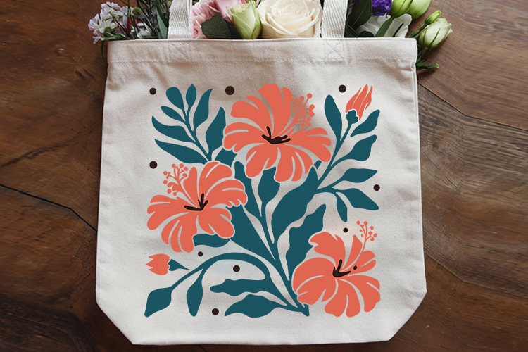Abstract Hibiscus Flower Cut File SVG Tote Bag Mockup Image.jpg