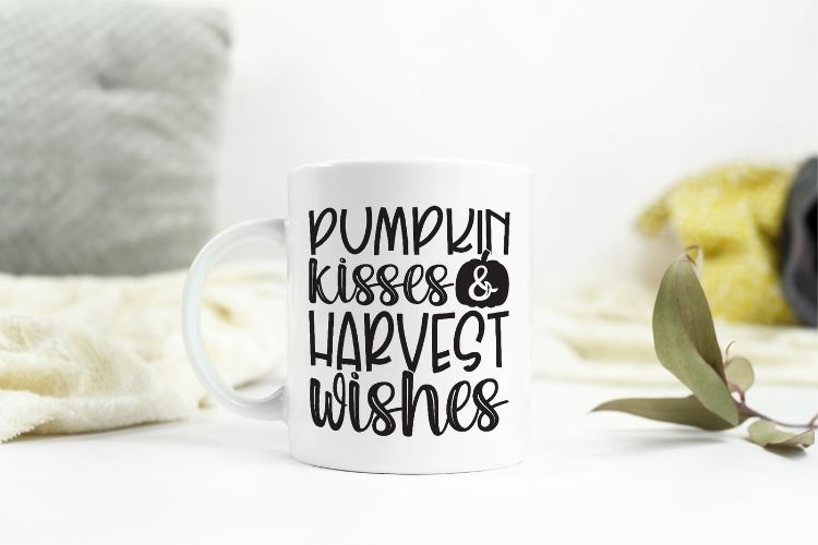 Pumpkin Kisses & Harvest Wishes - Fall SVG Mug Mockup Image.jpg