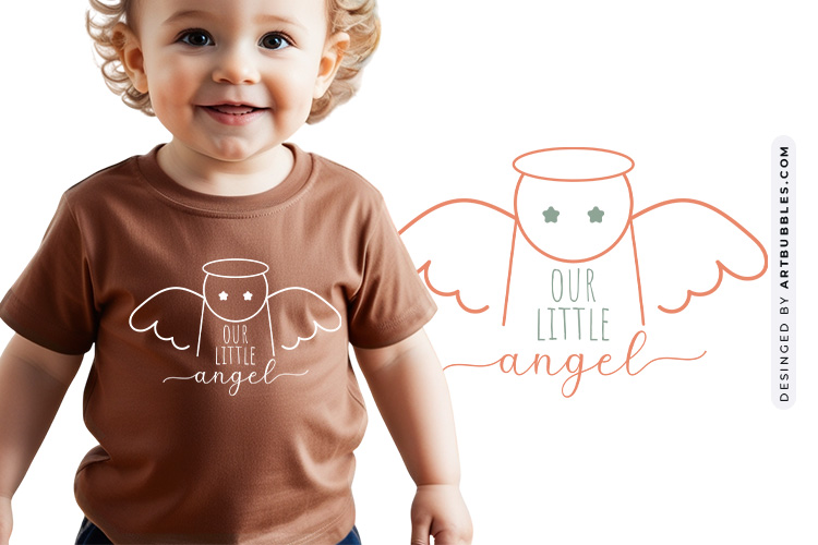 Our Little Angel - Playful Baby SVG Cut File