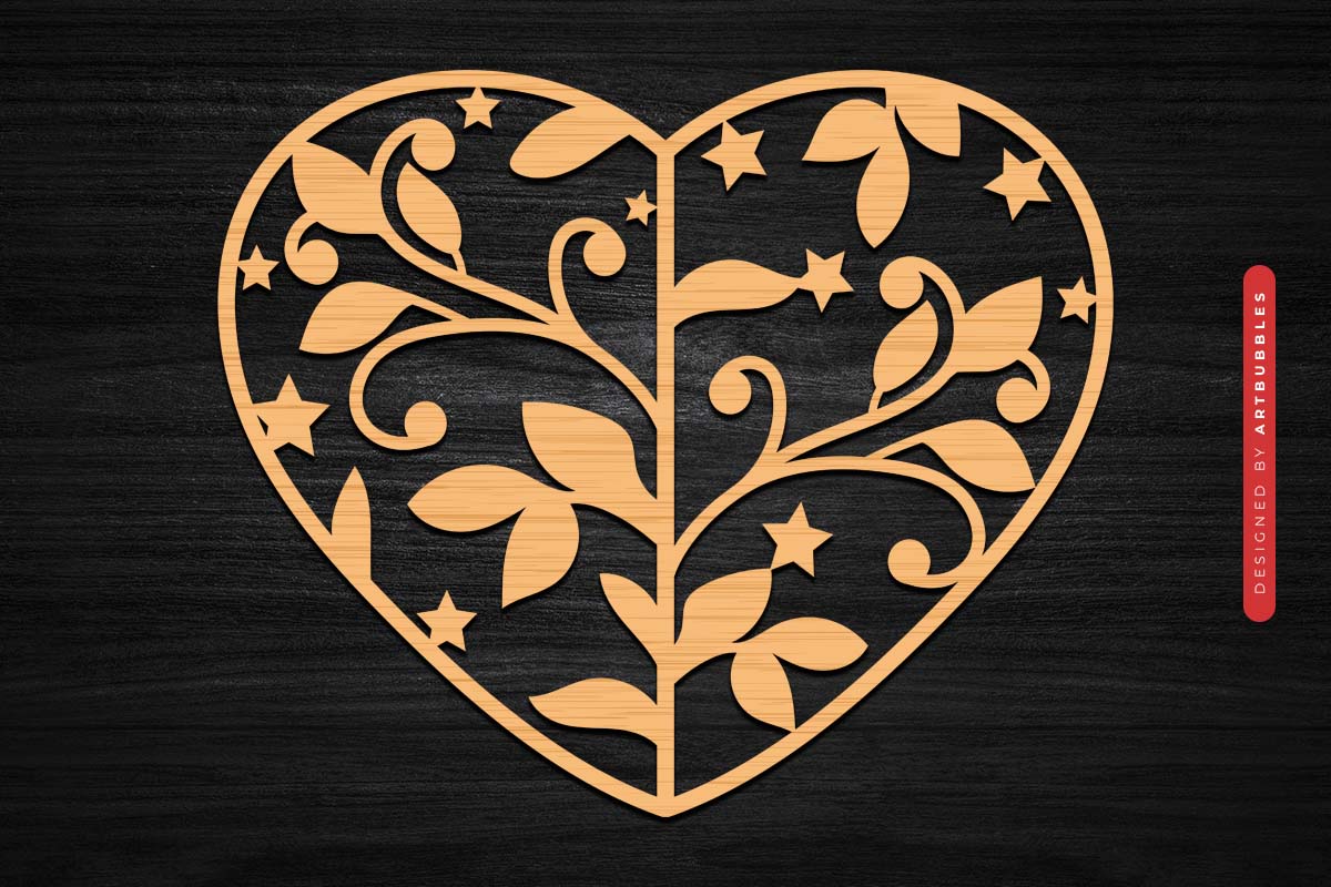 Valentine’s Day Heart Laser Cut SVG Bundle Image 4.jpg