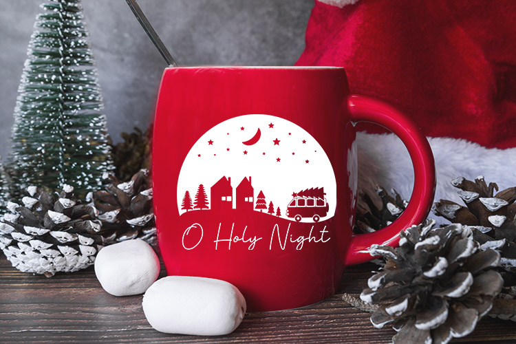 O Holy Night - Free Christmas SVG Design Mug Mockup Image.jpg