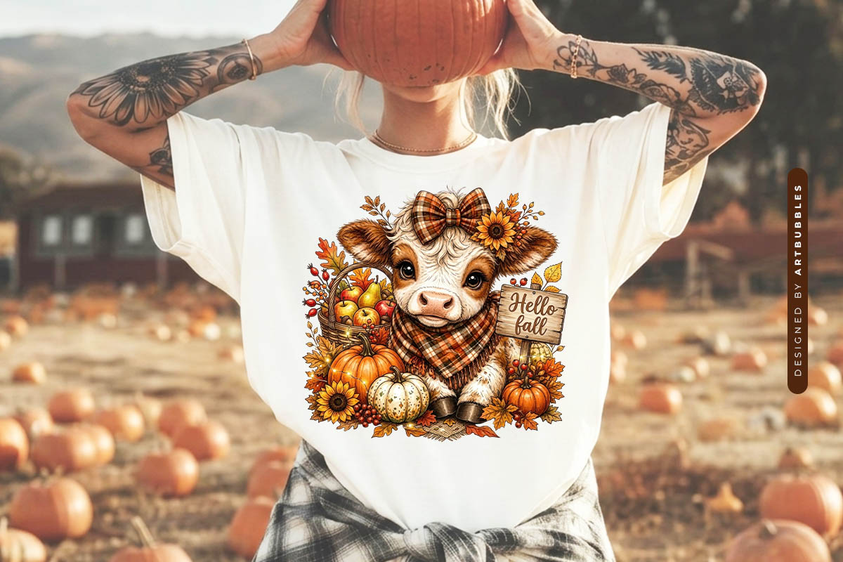 Hello Fall Sublimation Design PNG Shirt Mockup Image.jpg