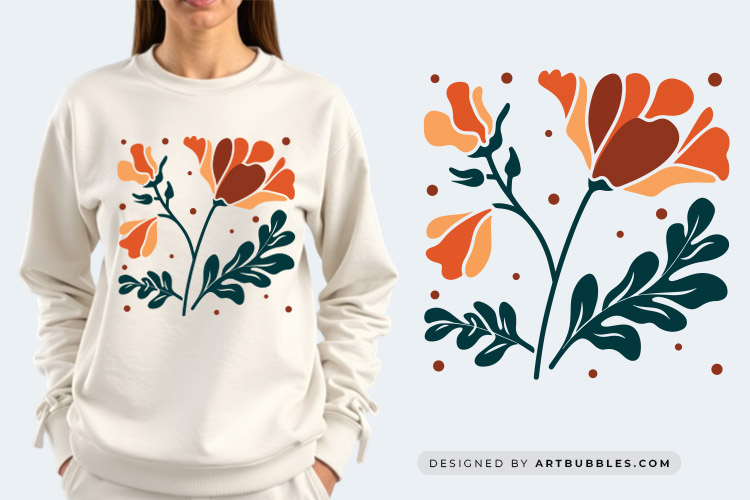 Abstract Botanical Flower SVG Vector Image.jpg