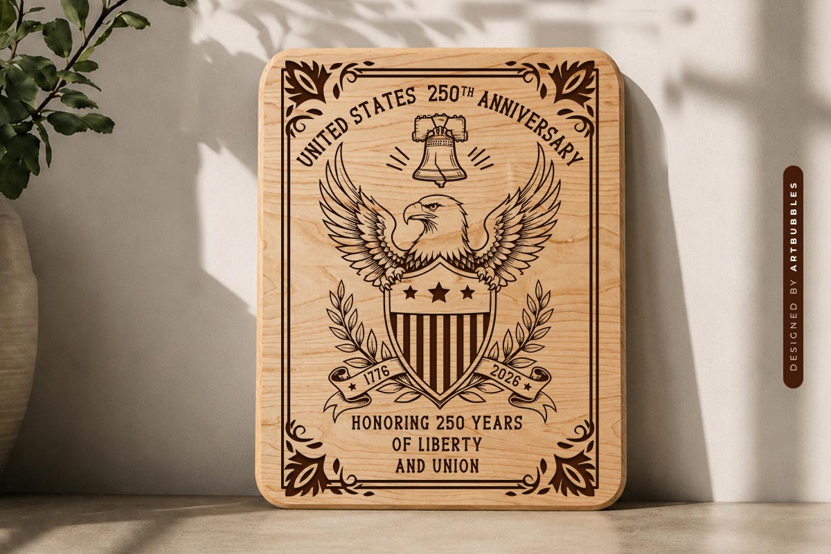 United States 250th Anniversary Cutting Board SVG Image 2.jpg