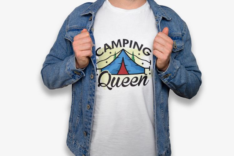 Camping Queen PNG Sublimation Transfer Tshirt Mockup image.jpg