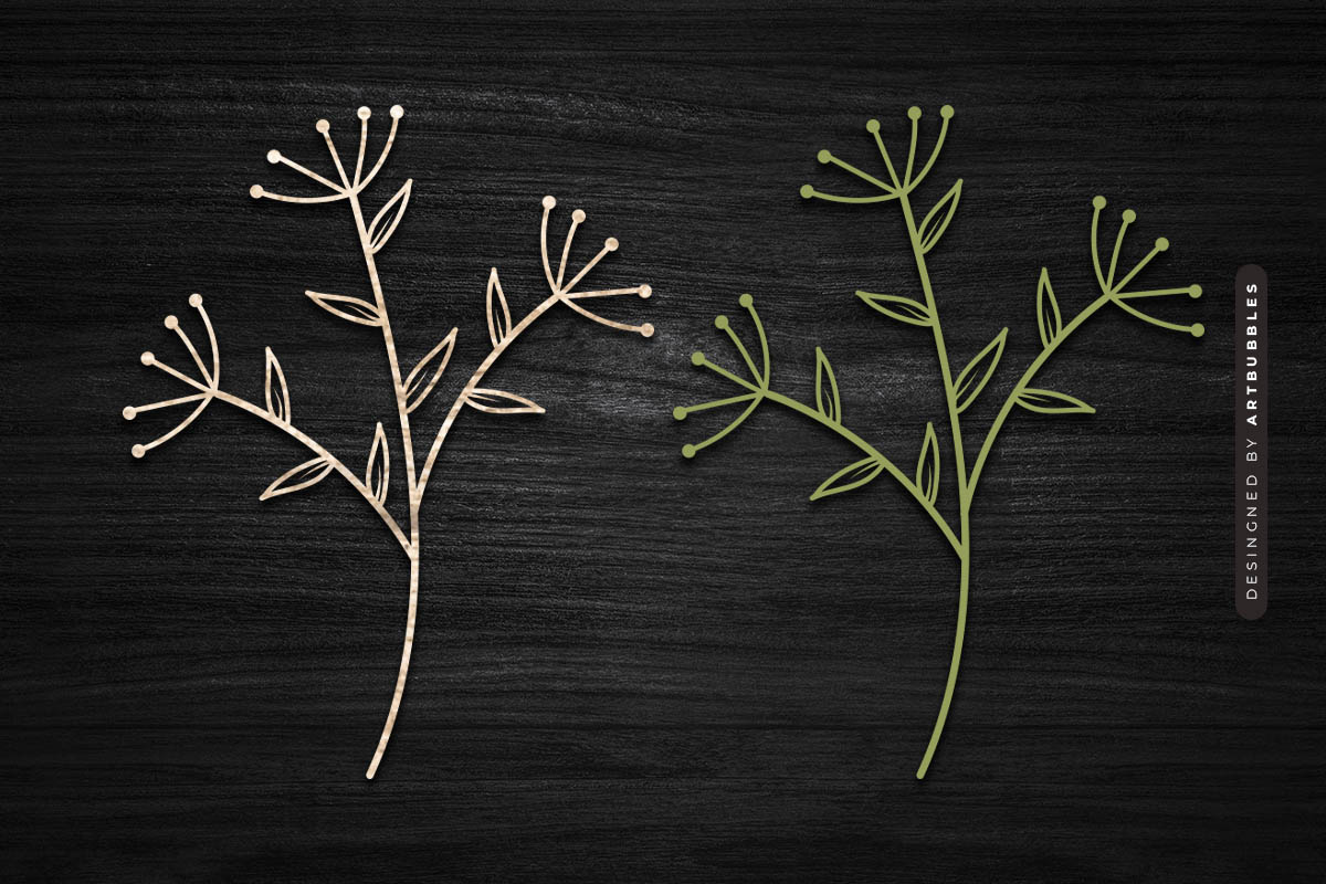 Gypsophila Flower SVG Laser Cut Design Image.jpg