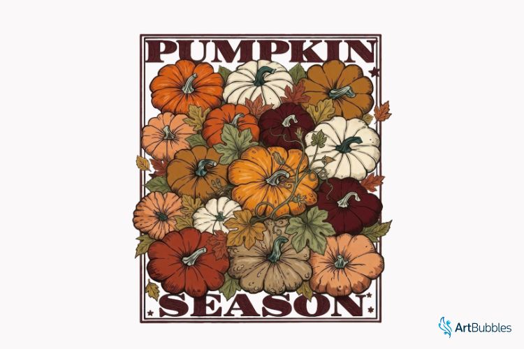Pumpkin Season - Fall PNG Sublimation Design