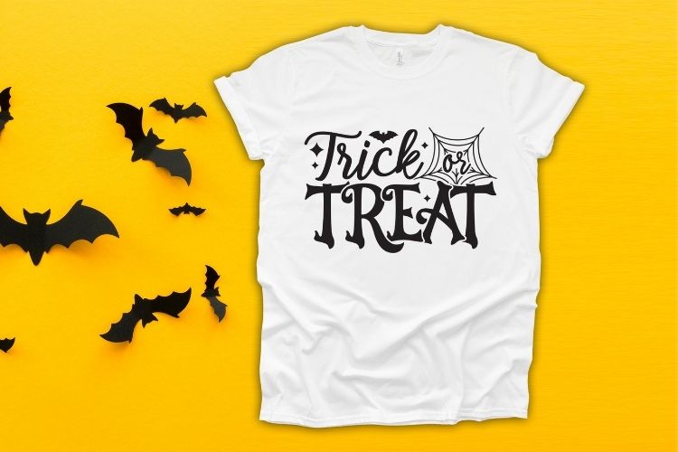 Trick Or Treat - Halloween SVG Funny Shirt Mockup Image.jpg