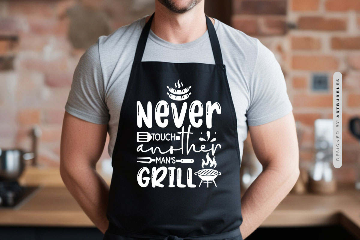 Never Touch Another Man's Grill SVG Funny Apron Mockup Image.jpg