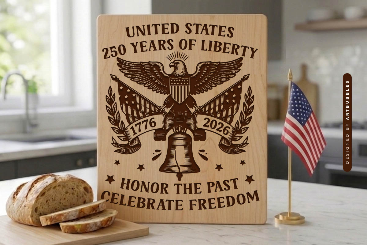 USA 250th Anniversary Cutting Board SVG Bundle Image 9.jpg