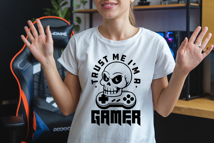 Trust Me I'm a Gamer SVG Cut File Tshirt Mockup image.jpg