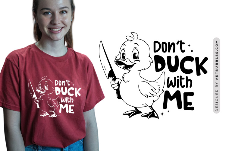 Don't Duck with Me - Sarcastic Animal SVG Image.jpg