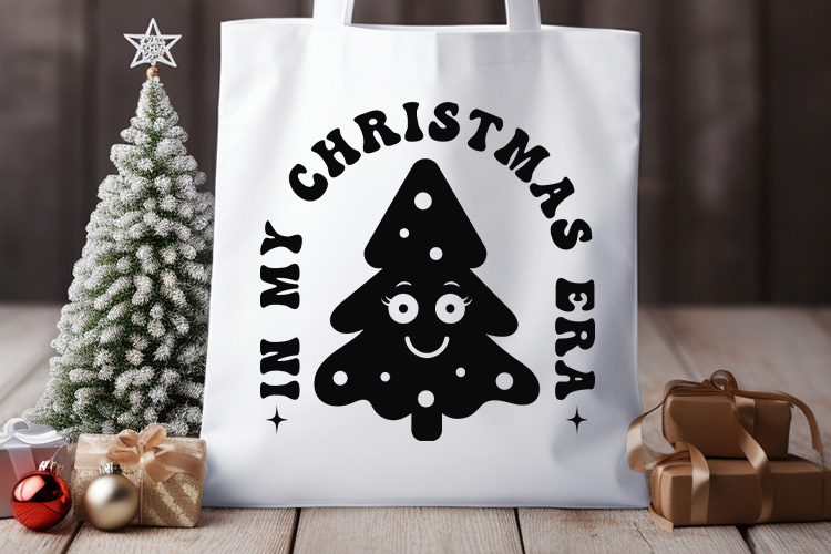 In My Christmas Era SVG Cut File Tote Bag Mockup Image.jpg