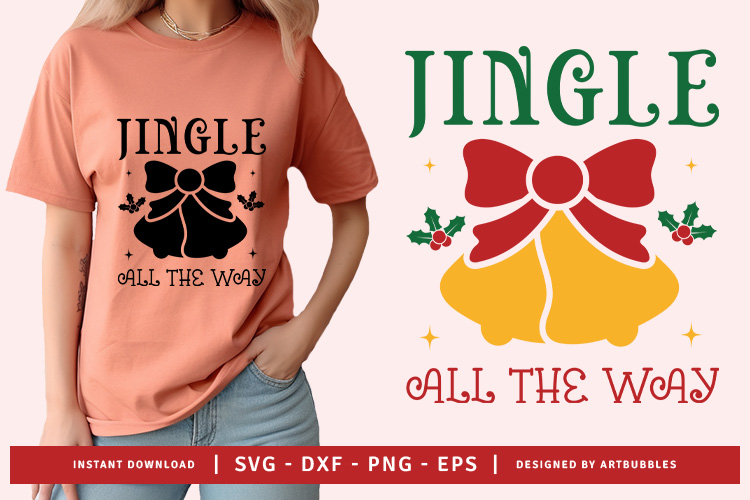 Free SVG Christmas - Jingle All the Way Image.jpg