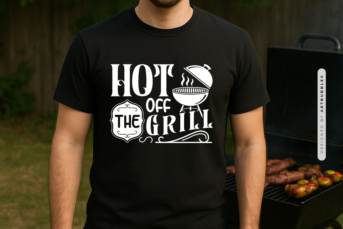 Hot off the Grill SVG Cut File Tshirt Mockup Image.jpg