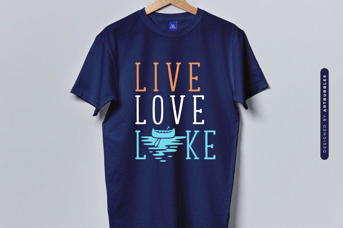 Live Love Lake SVG Cut File Blue Shirt Mockup Image.jpg