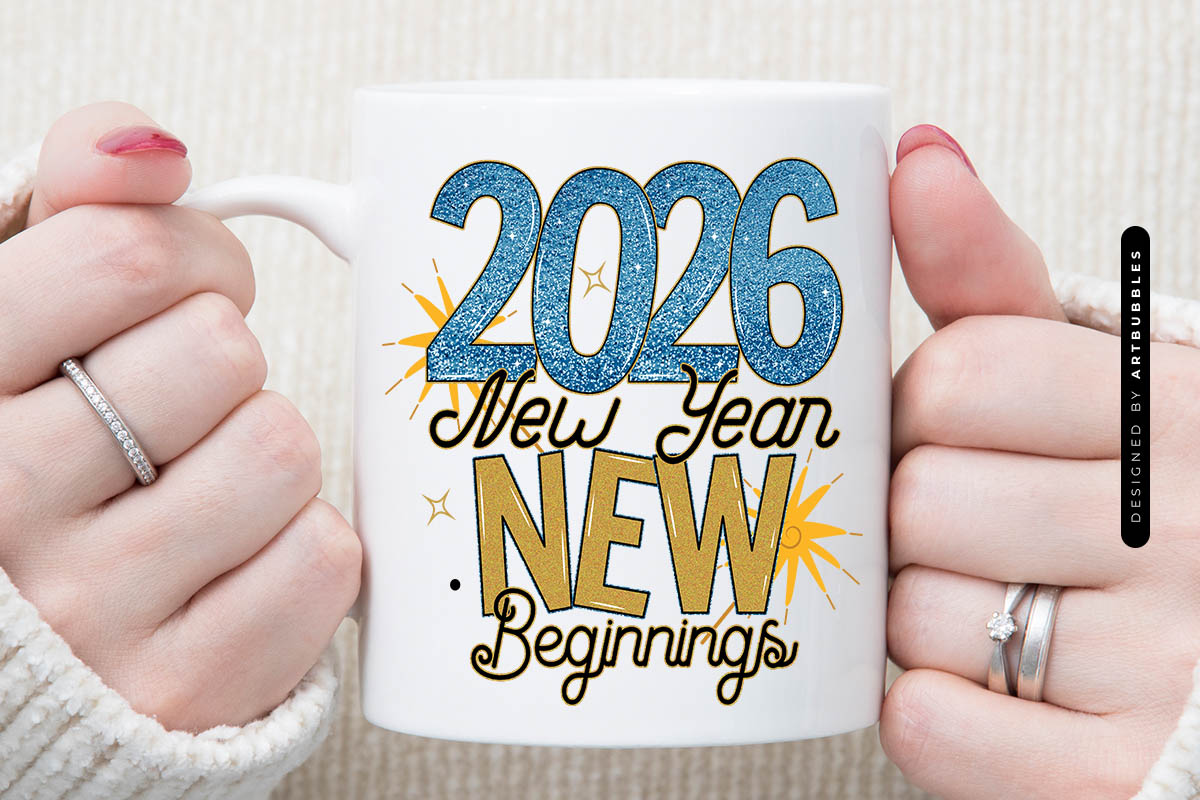 2026 New Year New Beginnings Sublimation Mug Mockup Image.jpg