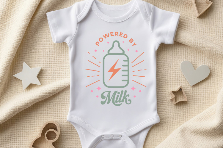 Powered By Milk - Hilarious Newborn Baby SVG Toddler Mockup Image.jpg
