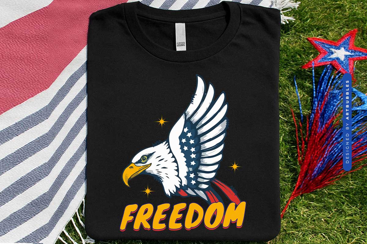 Freedom - Fourth of July Sublimation Design
