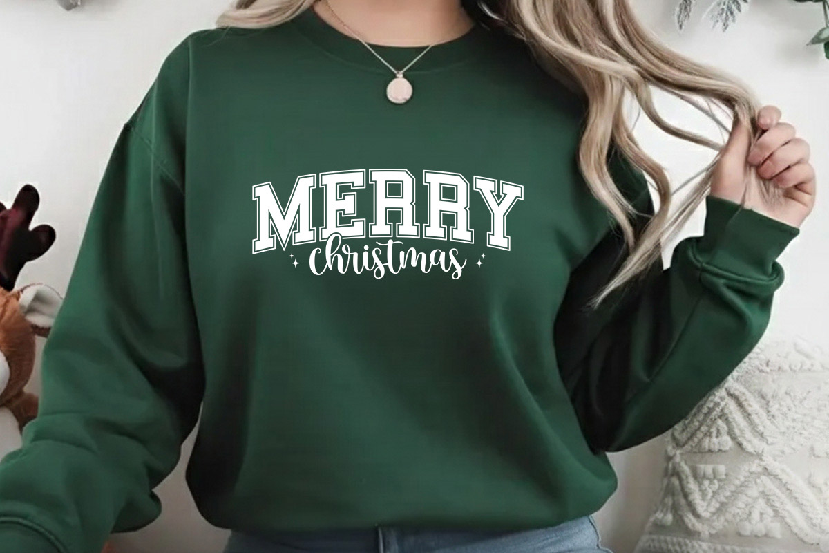 Merry Christmas SVG Cricut Sweatshirt Mockup image.jpg
