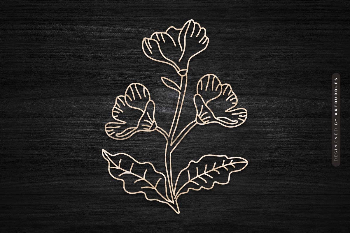 Laser Cut Morning Glory Flower SVG File Image 3.jpg