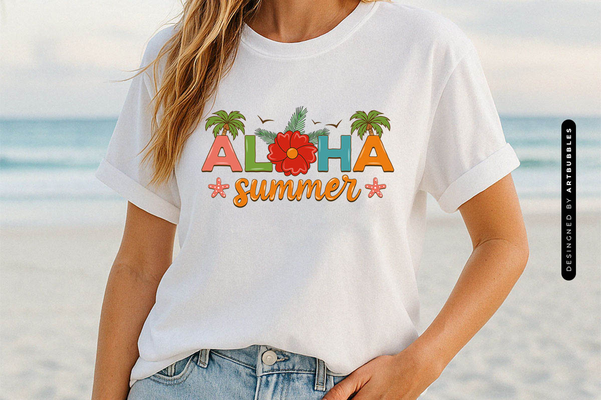 Aloha Summer Sublimation Design Shirt Mockup Image.jpg