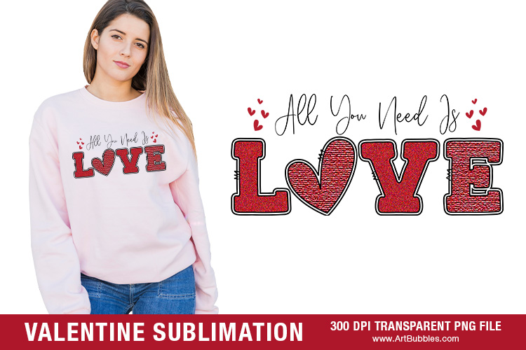 Valentine Sublimation T Shirt Design
