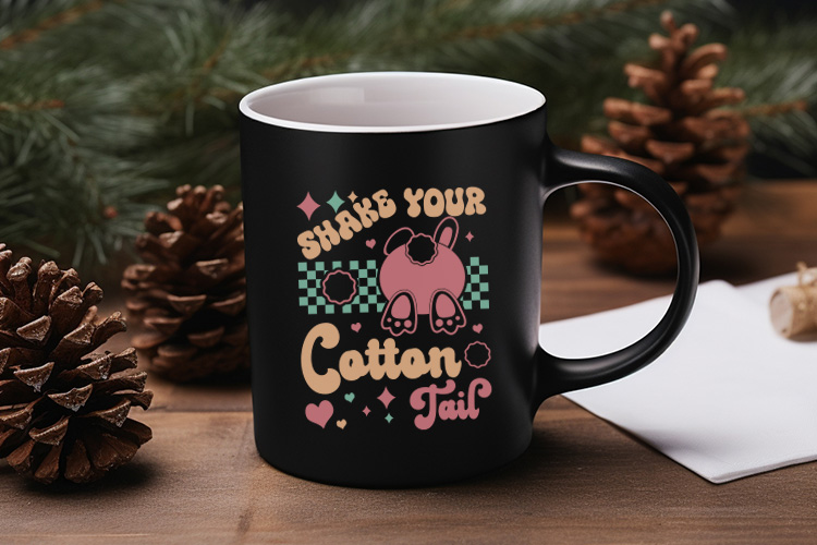 Shake Your Cotton Tail, Retro Easter SVG Preview 05.jpg