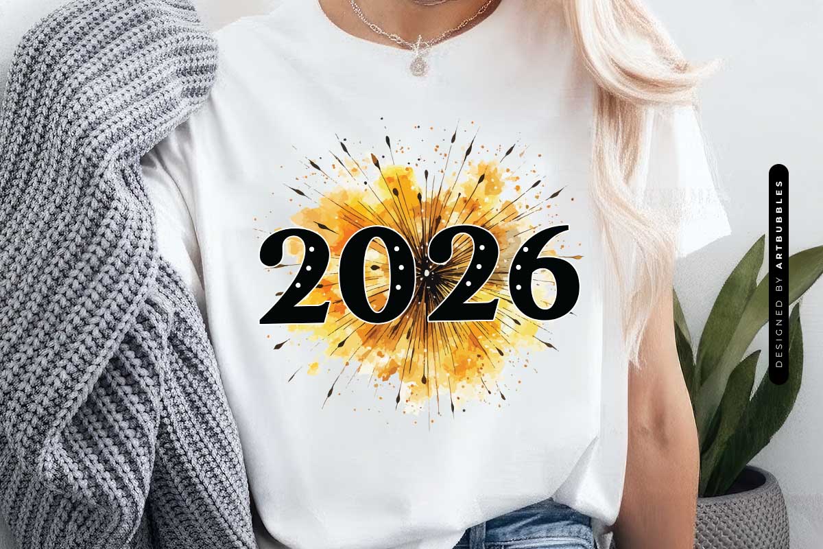 2026 New Year Sublimation Transfer Tshirt Mockup Image.jpg