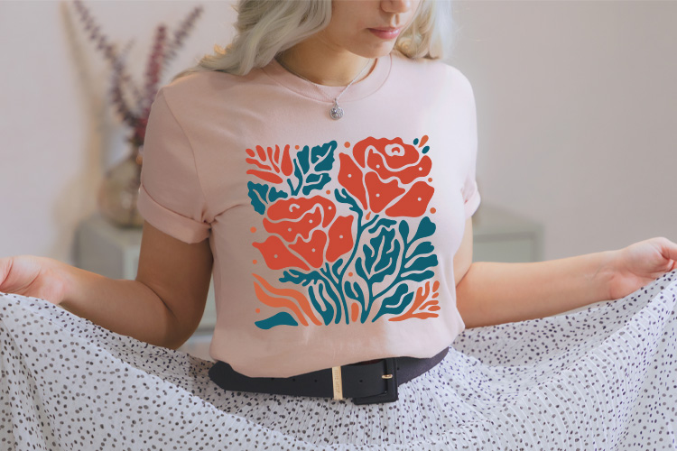 Abstract Poppy Flower SVG Design Tshirt Mockup Image.jpg