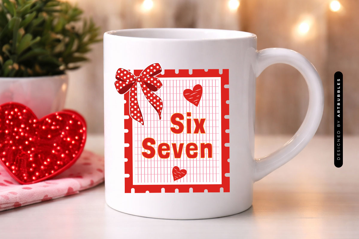 Coquette Six Seven Stamp Valentine Sublimation Mug Mockup Image.jpg